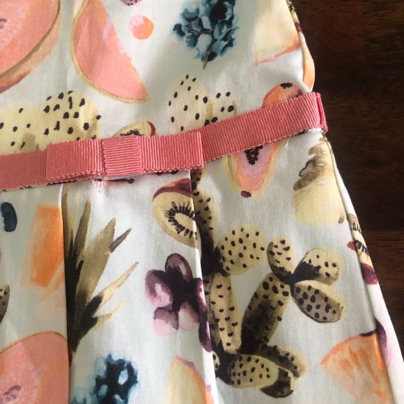 Pili Carrera Spain Pleated Fruit Shift Dress - Picture 4 of 11